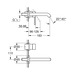 Смеситель для раковины Grohe Essence на два отверстия M-Size (29192KF1)