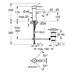 Смеситель однорычажный Grohe Essence для раковины 3/8" S-размера (24171001)