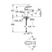 Смеситель однорычажный Grohe Eurosmart для раковины S-Size (324672433)