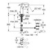 Смеситель однорычажный Grohe Essence для раковины M-Size (24173001)