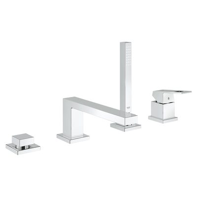 Смеситель однорычажный Grohe Eurocube для ванны на 4 отверстия (19897001)