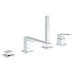 Смеситель однорычажный Grohe Eurocube для ванны на 4 отверстия (19897001)