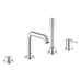 Смеситель однорычажный Grohe Essence для ванны на 4 отверстия 25251001)