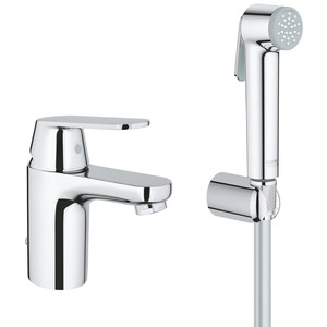 Смеситель для умывальника с гигиеническим душем Grohe Eurosmart 23125000