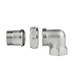 Фитинг резьбовой латунный сгон угловой (американка) ВН-НАР 3/4" Icma 85808AE06