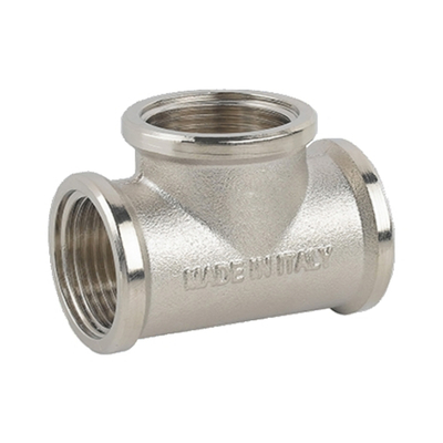 Фитинг резьбовой латунный тройник ВН 1 1/4" Icma 811202AG06