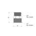 Фитинг резьбовой латунный ниппель НАР 3/8"x1/2" Icma 811211ACAD06
