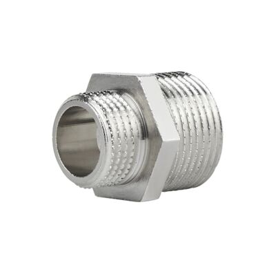 Фитинг резьбовой латунный ниппель НАР 1/2"x3/4" Icma 811211ADAE06