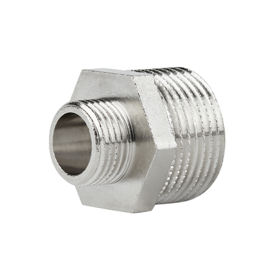Фітинг різьбовий латунний ніпель НАР 1"x1/2" Icma 811211ADAF06