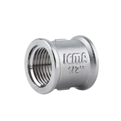 Фитинг резьбовой латунный муфта ВН 1/2" Icma 811213AD06