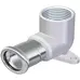 Пресс-фитинг из нержавеющей стали-водорозетка ВН 90° AISI 316L 15x1/2" Isotubi F09151/26