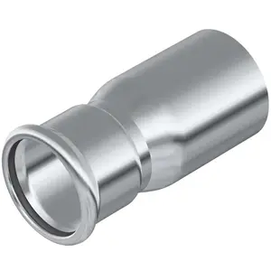 Пресс-фитинг из нержавеющей стали-муфта редукц. (1 муфта) AISI 316L 54x35 мм Isotubi F1454356