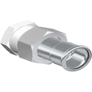 Пресс-фитинг из нержавеющей стали-муфта разъемная ВН (1 муфта) AISI 316L 28x1x1/4" Isotubi F422811/46