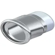 Пресс-фитинг из нержавеющей стали-заглушка AISI 316L 15 мм Isotubi F21156