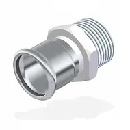 Пресс-фитинг из нержавеющей стали-муфта НАР (1 муфта) AISI 316L 18x1/2" Isotubi F18181/26