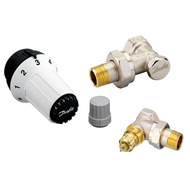 Комплект радиаторных терморегуляторов угловой 1/2" Danfoss RA-FN+RAS-C+RLV-S