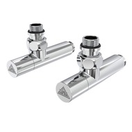 Кран угловой хром. латунь НАР 1/2"-1/2" удлиненный 2шт. (ZZ-5101) Laris 71401048