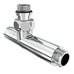 Кран угловой хром. латунь НАР 1/2"-1/2" удлиненный 2шт. (ZZ-5101) Laris 71401048