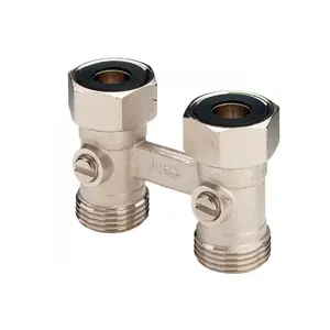 Узел нижнего подключения Viega, прямой вн-нар 3/4"x50 мм 359102