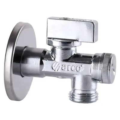 Кран шаровой Arco угловой с фильтром НАР 1/2" 02400MAC