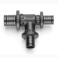 Натяжной фитинг тройник Rehau Rautitan PX 20x16x16 с уменьшенным боковым и торцевым проходом