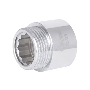Фитинг резьбовой латунный удлинитель ВН-НАР 3/4"x20 мм Thermo Alliance SD1302020