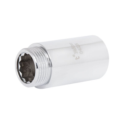 Фитинг резьбовой латунный удлинитель ВН-НАР 3/4"x60 мм Thermo Alliance SD1302060
