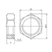 Фітинг різьбовий латунний контргайка ВН 1/2" Thermo Alliance SF35015