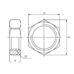 Фитинг резьбовой латунный контргайка ВН 1" Thermo Alliance SF35025