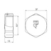 Фитинг резьбовой латунный заглушка ВН 1" Thermo Alliance SF35225
