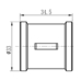 Фитинг резьбовой латунный муфта ВН 3/4" Thermo Alliance SF35620