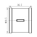 Фитинг резьбовой латунный муфта ВН 1" Thermo Alliance SF35625