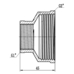 Фитинг резьбовой латунный муфта редукционная ВН 2"x1" Thermo Alliance SF3575025