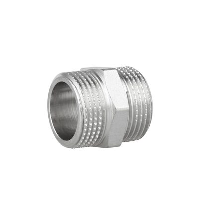 Фитинг резьбовой латунный ниппель НАР 3/4" Thermo Alliance SF35820