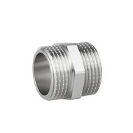 Фітинг різьбовий латунний ніпель НАР 1" Thermo Alliance SF35825