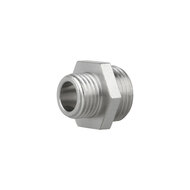 Фітинг різьбовий латунний ніпель редукційний НАР 3/8"x1/4" Thermo Alliance SF35996