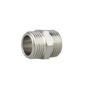 Фитинг резьбовой латунный ниппель НАР 3/8" Thermo Alliance SF3589