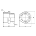 Фитинг резьбовой латунный ниппель редукционный НАР 3/4"x1" Thermo Alliance SF3592520