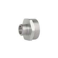 Фітинг різьбовий латунний ніпель редукційний НАР 1 1/2"x3/4" Thermo Alliance SF3594020
