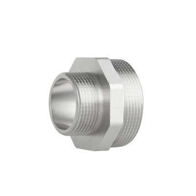 Фитинг резьбовой латунный ниппель редукционный НАР 2"x1 1/4" Thermo Alliance SF3595032