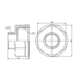 Фитинг резьбовой латунный переходник ВН-НАР 1 1/4"x3/4" Thermo Alliance SF3603220