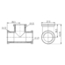Фитинг резьбовой латунный тройник ВН 1/2" Thermo Alliance SF36115