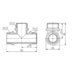 Фитинг резьбовой латунный тройник НАР 1/2" Thermo Alliance SF36715