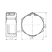 Фитинг резьбовой латунный заглушка ВН 1/2" Thermo Alliance SF352H15