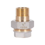 Фитинг резьбовой латунный сгон "американка" ВН-НАР 1/2" Thermo Alliance SD190W15