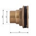 Фитинг резьбовой латунный врезка в бак НАР 2" Thermo Alliance SD40050