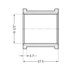 Фитинг резьбовой латунный муфта ВН 1/2" Thermo Alliance SD40415
