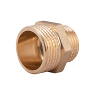 Фітинг різьбовий латунний ніпель НАР 1/2"x3/4" Thermo Alliance SD4081520