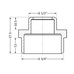 Фітинг різьбовий латунний ніпель НАР 1/2"x3/4" Thermo Alliance SD4081520