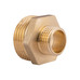 Фитинг резьбовой латунный ниппель НАР 1"x1/2" Thermo Alliance SD4082515